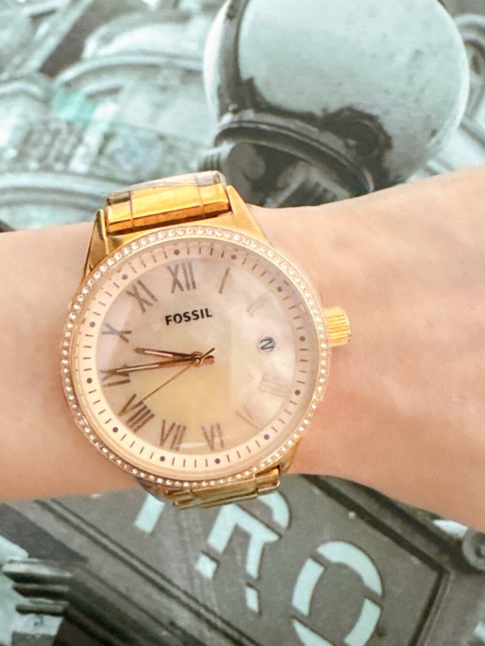 Fossil BQ3210 Blythe Rose Gold Stainless Steel Watch